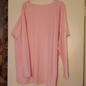 Pink XL long sleeve spandex sweatshirt